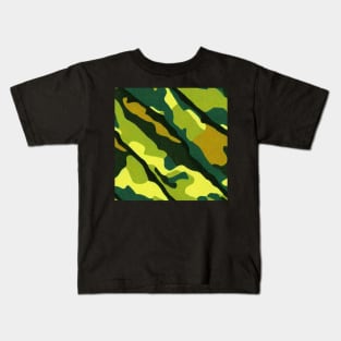 Jungle Camouflage Army Pattern, a perfect gift for all soldiers, asg and paintball fans! #37 Kids T-Shirt